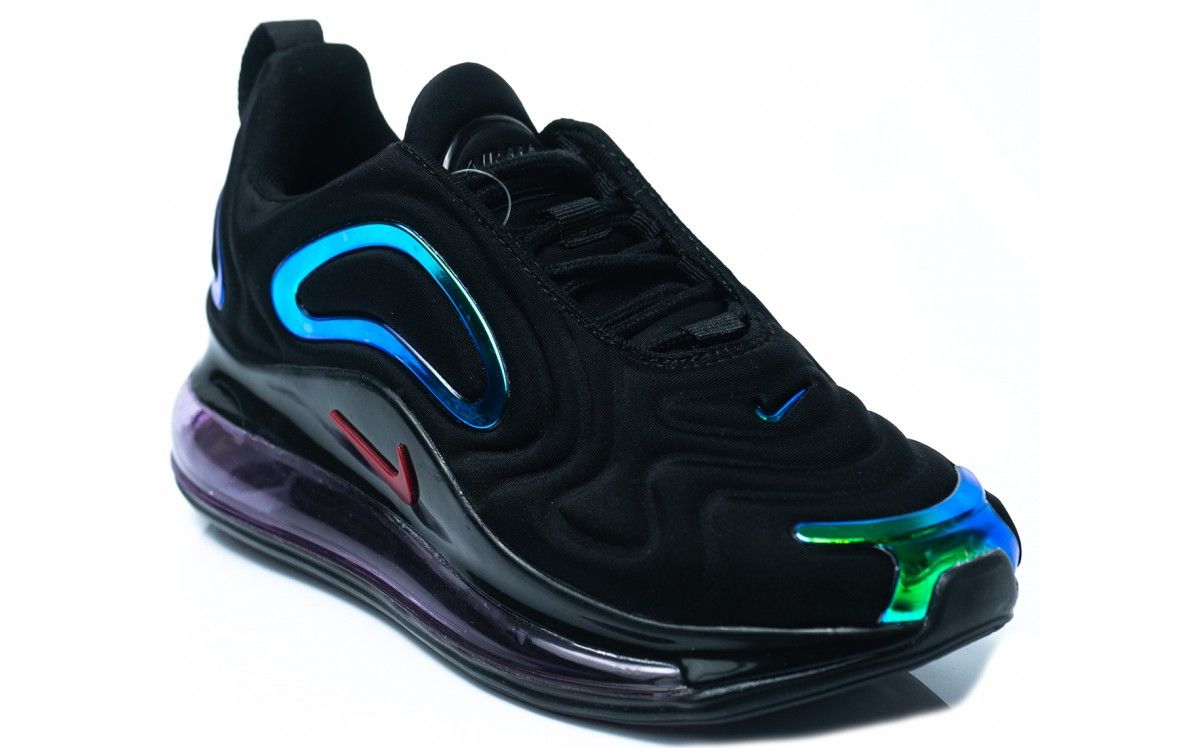 Nike Air Max 720 Black, черные, нейлон, мужские, женские