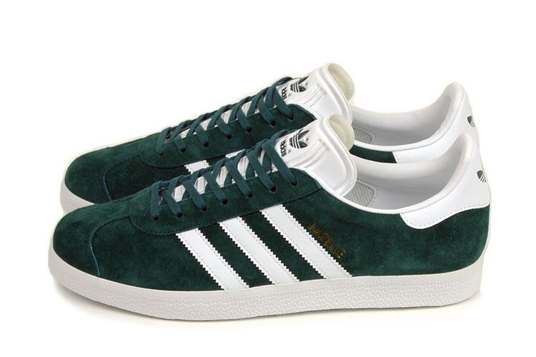 Adidas Gazelle зеленые с белым (35-44)