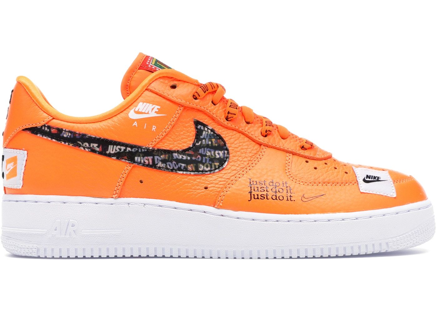 Nike Air Force х OFF White, оранжевый, кожа, мужские, женские