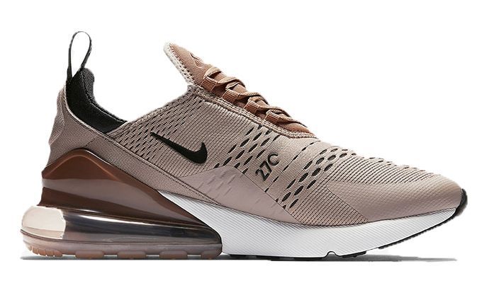 Nike Air Max 270, коричневые, нейлон, мужские