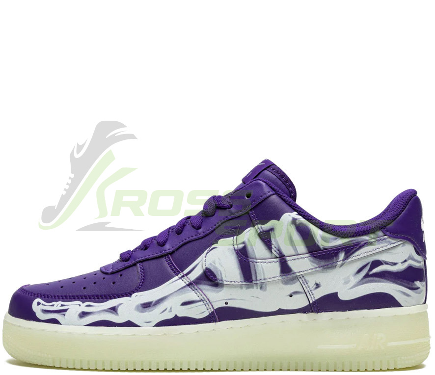 Nike Air Force 1 Low Skeleton Purple
