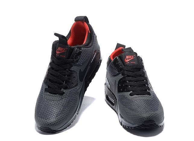 Nike Air Max 90 Winter Mid gray, серые, нейлон, мужские, зимние
