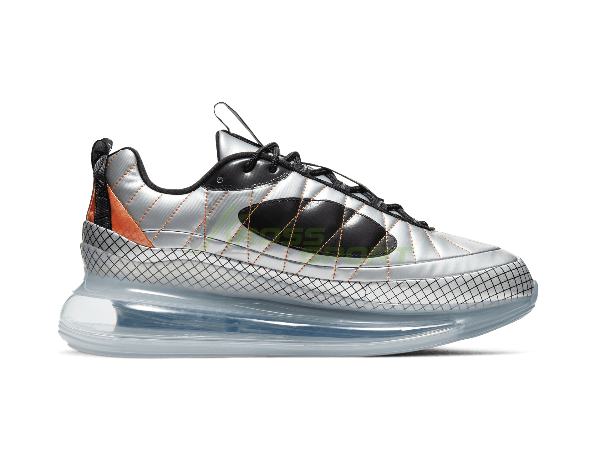  Nike Air Max MX-720-818 Metallic Silver Black Total Orange