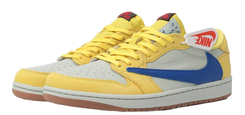 Nike Air Jordan 1 X Travis Scott Low OG "Canary" Blue