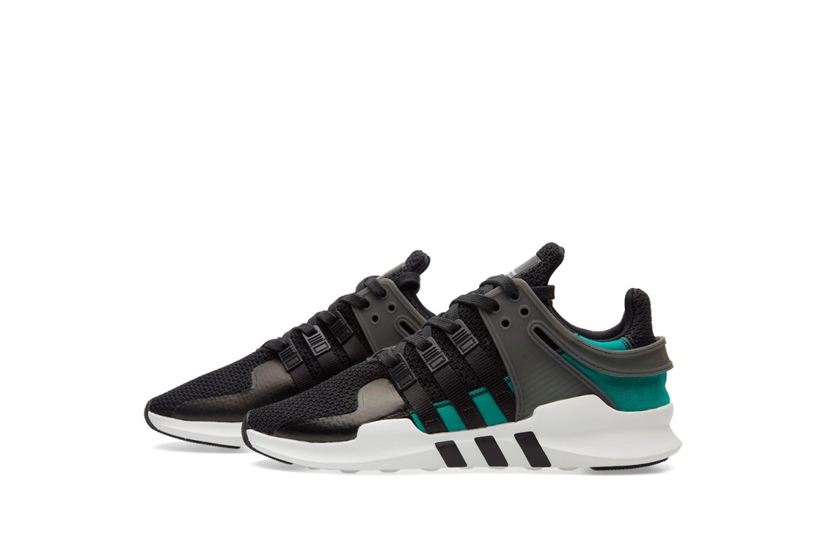  Adidas EQT Support ADV Black/Green