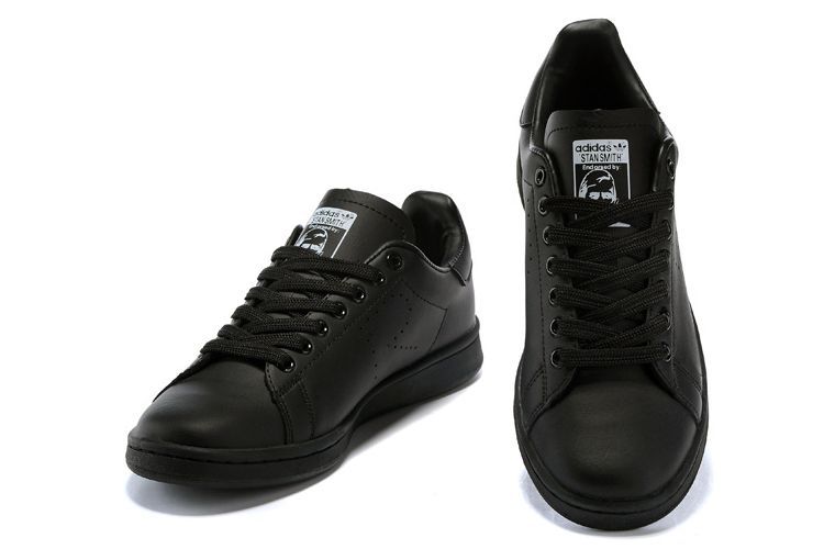 Adidas hotsell black leather